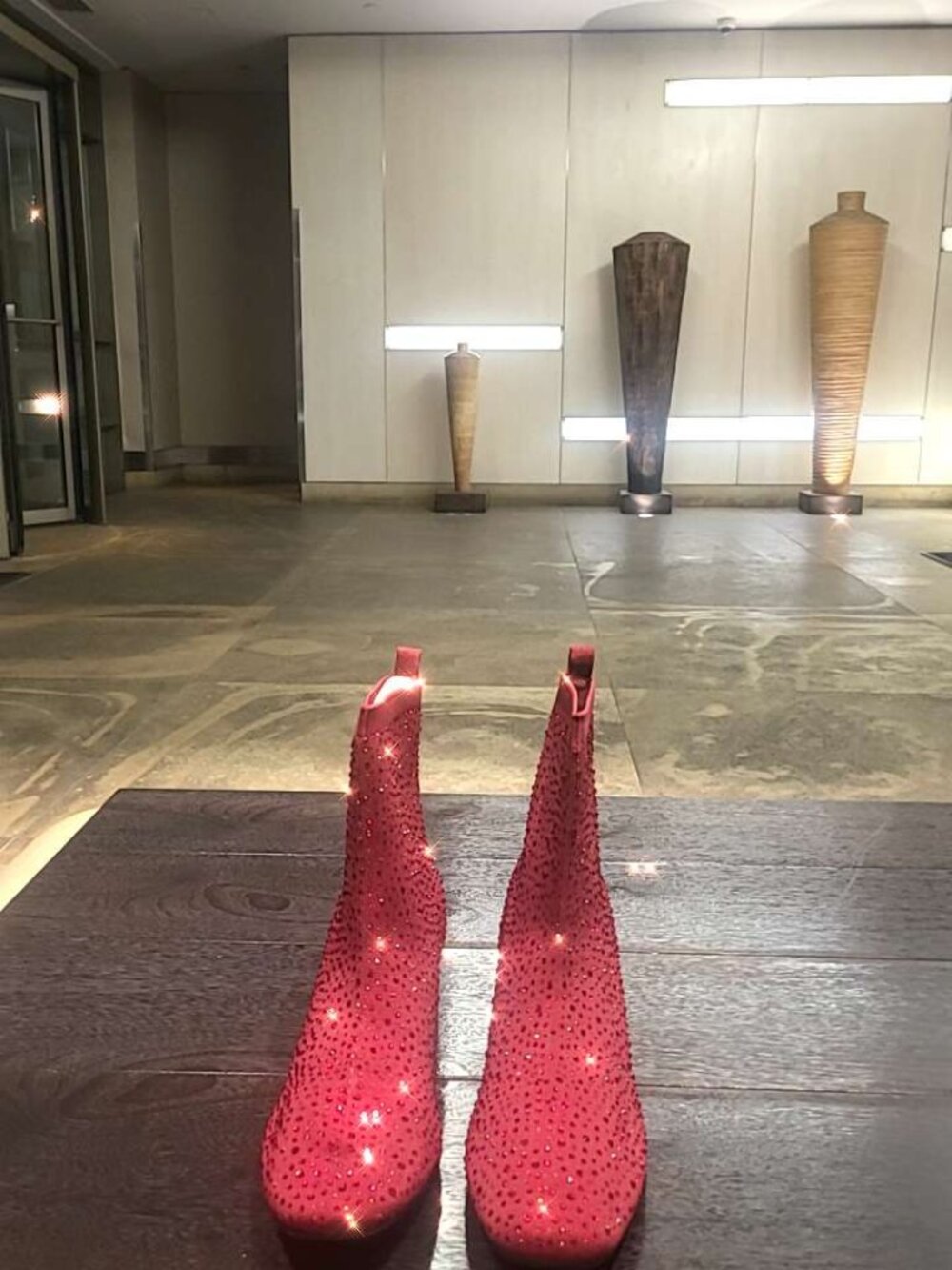 Kenneth Cole Red Bling Boots